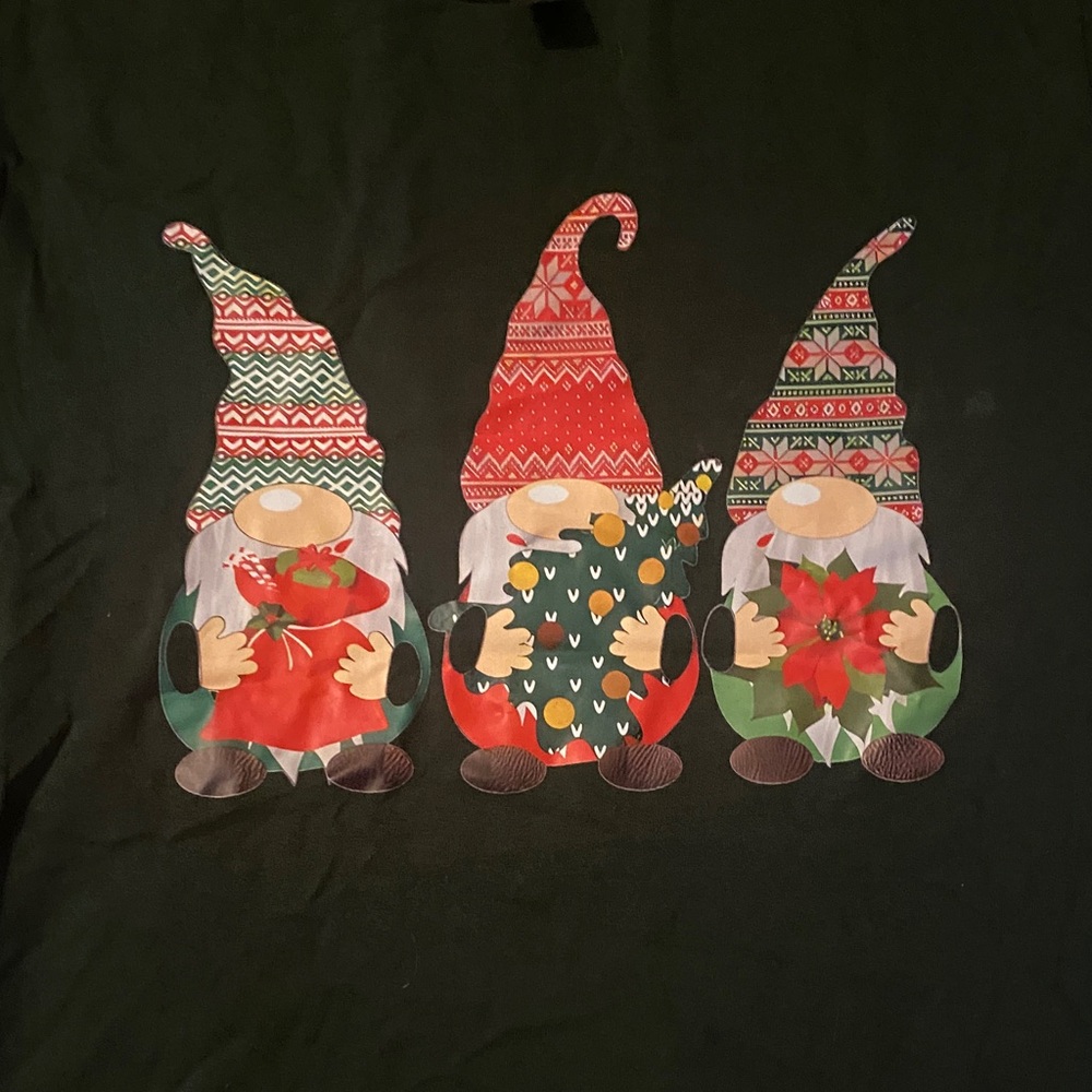Christmas Gnome Green Short Sleeve Shirt